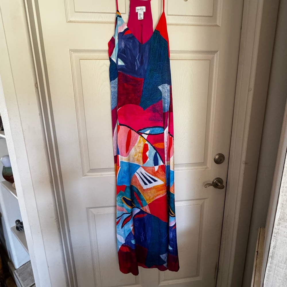 Nicole Miller Vibrant Multicolor Maxi Dress
